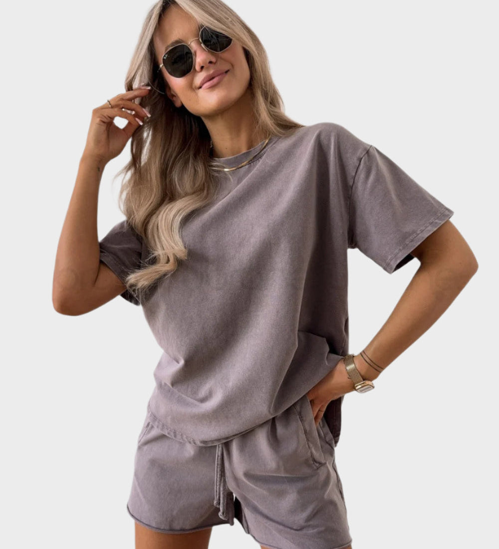 Casual Sada s Tričkem a Jogger Kalhotami