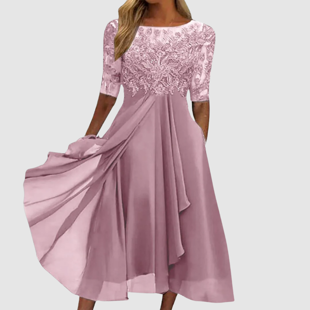 Leontýna - Elegantní krajková šaty