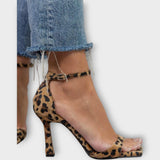 Veronika - Vysoké lodičky s animal print