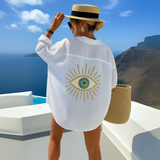 Irena - Casual Blůza ve stylu Ibiza