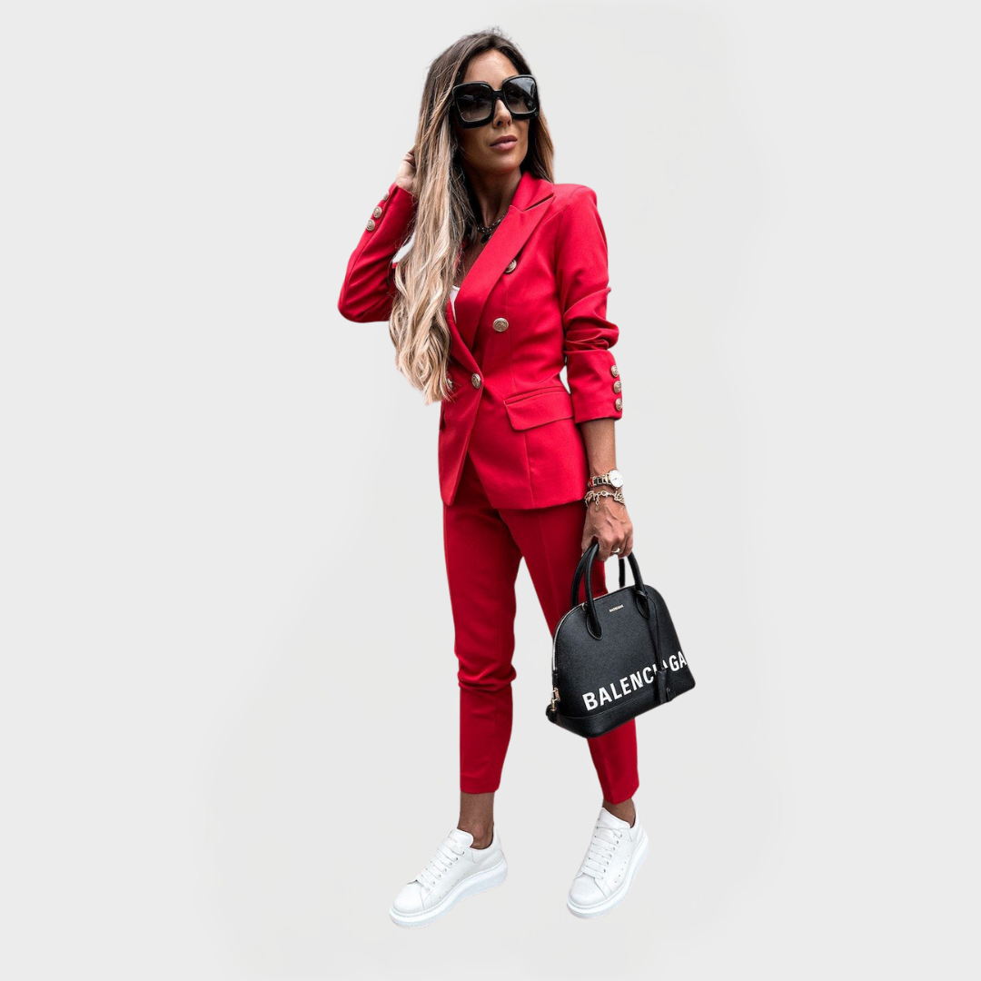 Nikola - Dámský elegantní kalhotový kostým se sakem