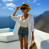 Irena - Casual Blůza ve stylu Ibiza