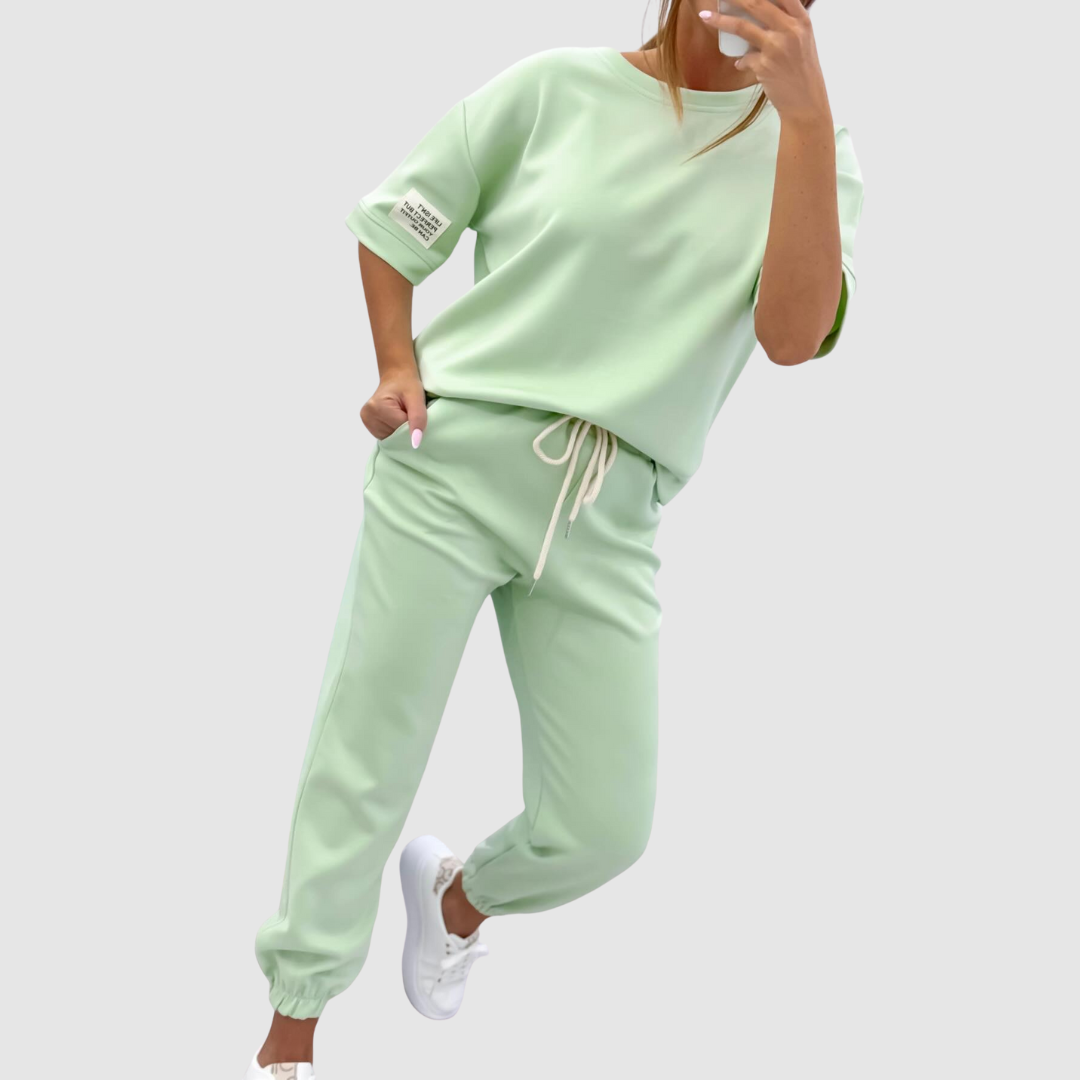 Anežka - Krátký rukáv Lounge Set