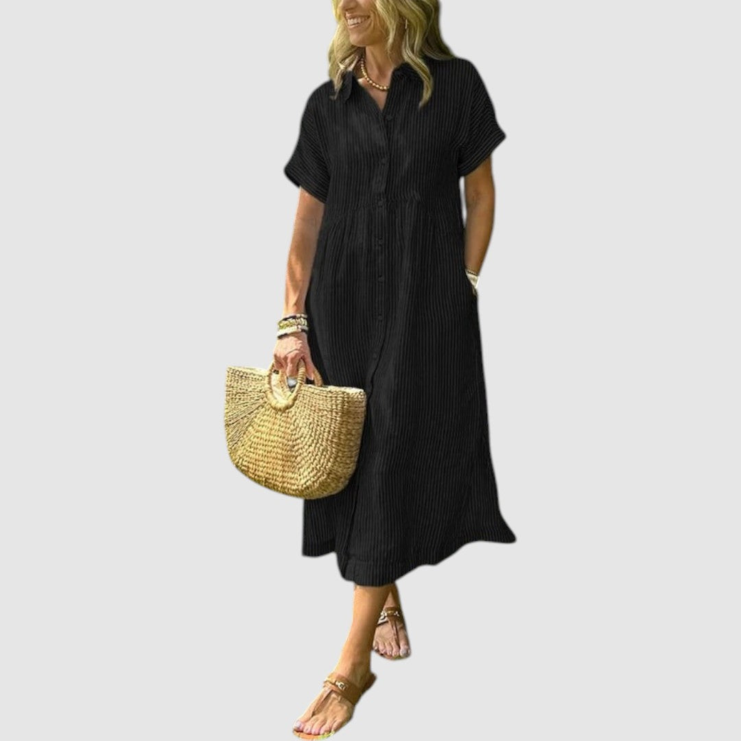 Kateřina - Pruhovaná košile s knoflíky